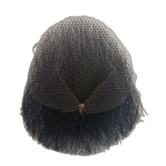 Handmade Black Goatee Beard on Lace