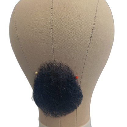 Handmade Black Goatee Beard on Lace